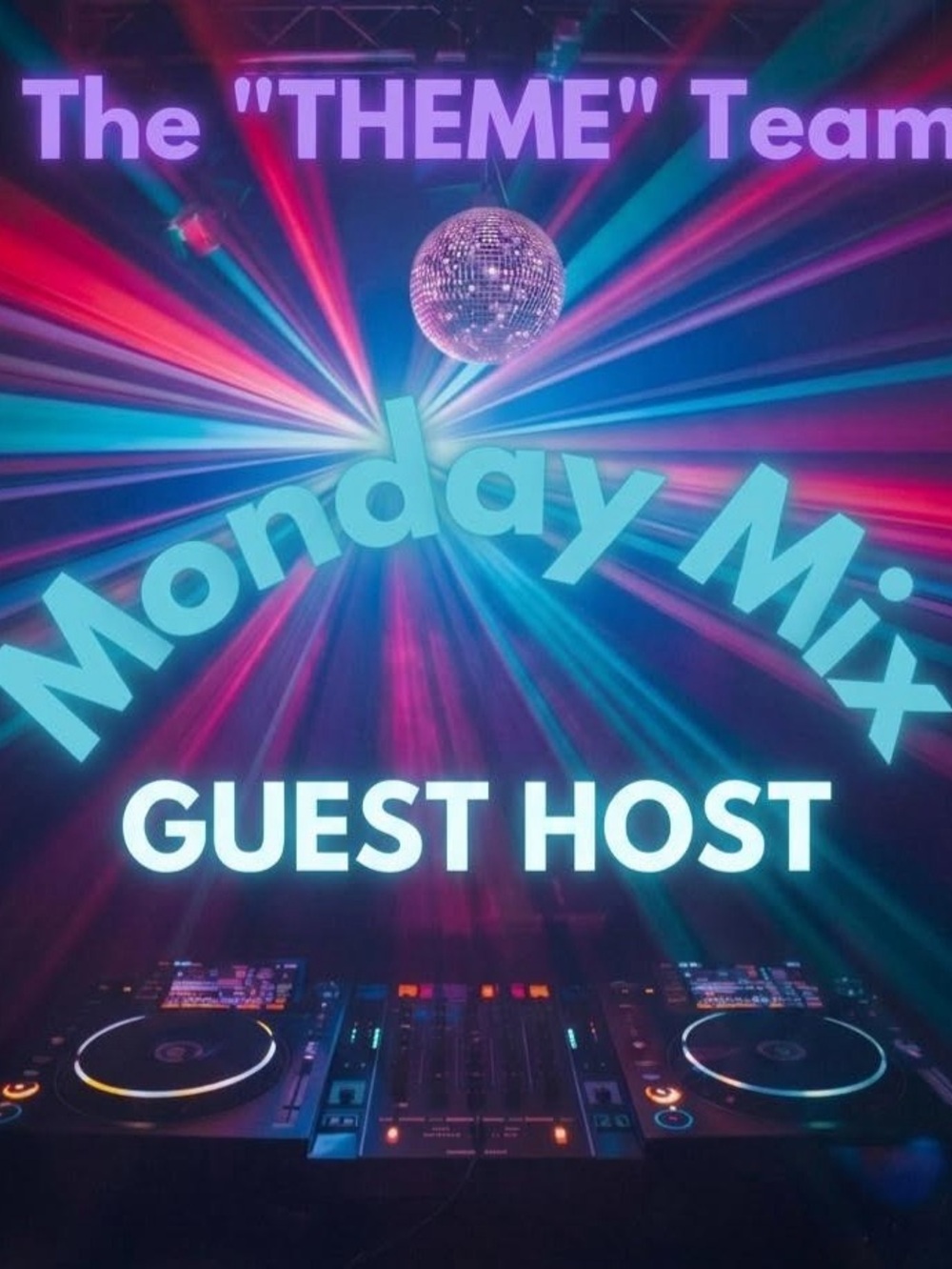 ๐ The Theme Team Monday Mix @christidr show flyer - Picture 2 of 2